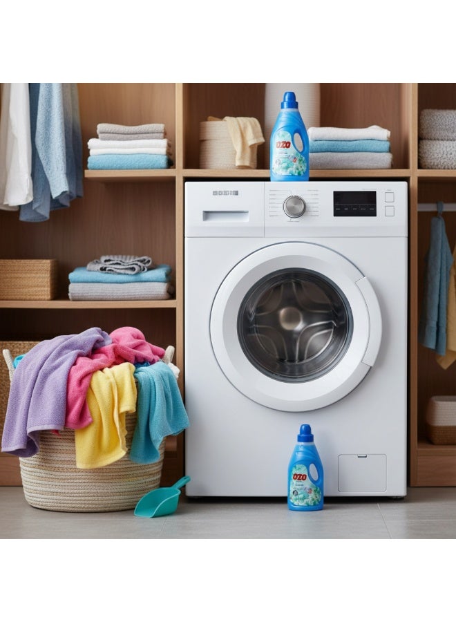 أوزو منعم الأقمشة أوزو برائحة الأزرق المتلألئ - 2 لتر - Image 3