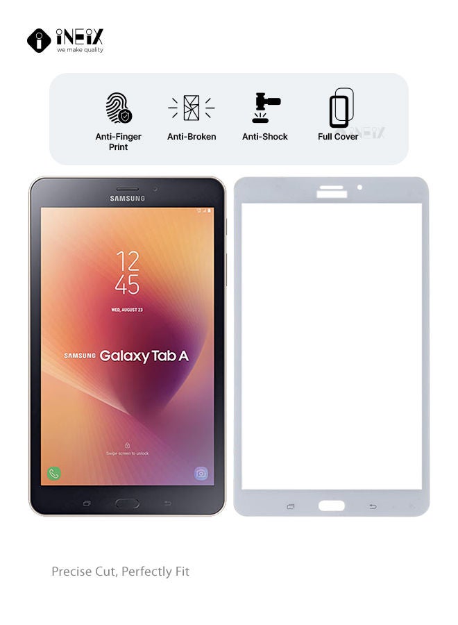 INEIX Full Screen Edge to Edge Screen Protector  For Samsung Galaxy Tab A 8.0 (2017) T385 - White  - Image 2