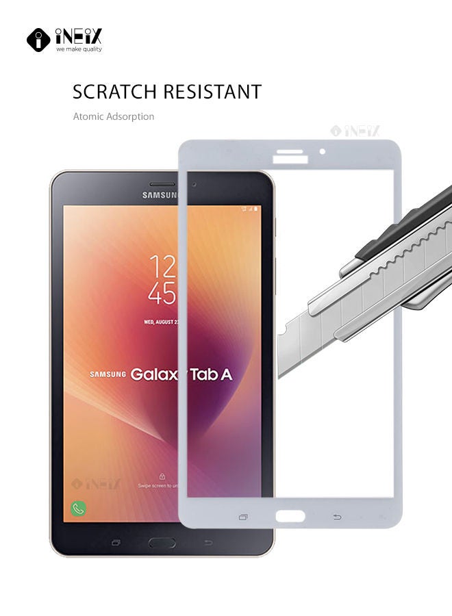 INEIX Full Screen Edge to Edge Screen Protector  For Samsung Galaxy Tab A 8.0 (2017) T385 - White  - Image 3