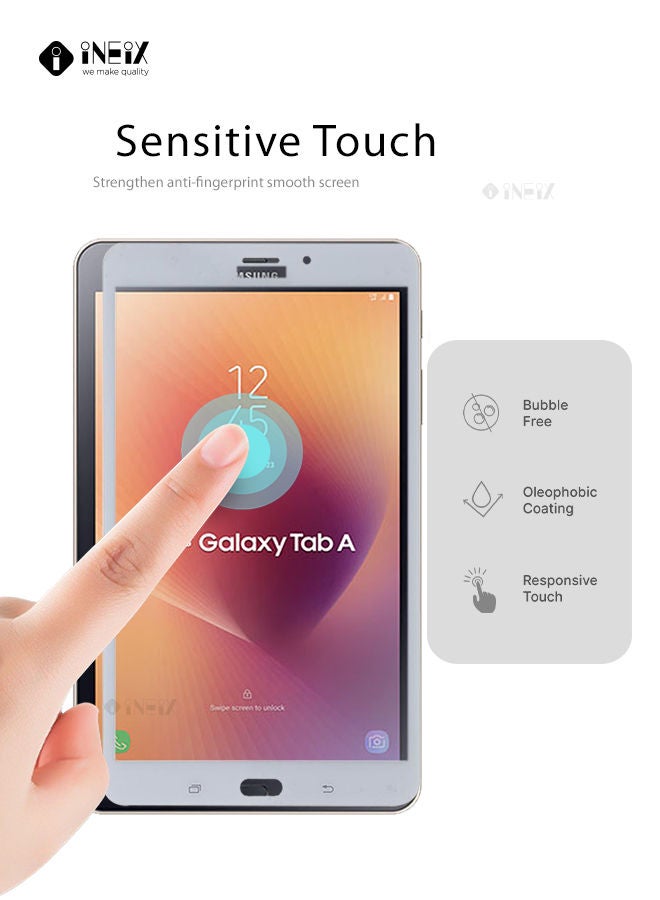 INEIX Full Screen Edge to Edge Screen Protector  For Samsung Galaxy Tab A 8.0 (2017) T385 - White  - Image 4