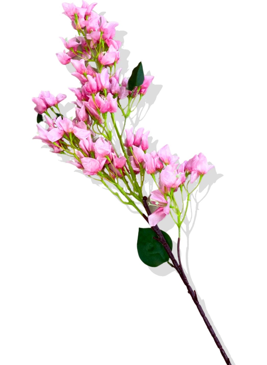 Cihan Çiçekçilik - Artificial Lux Pink Bougainvillea Branch 120 cm - Image 1