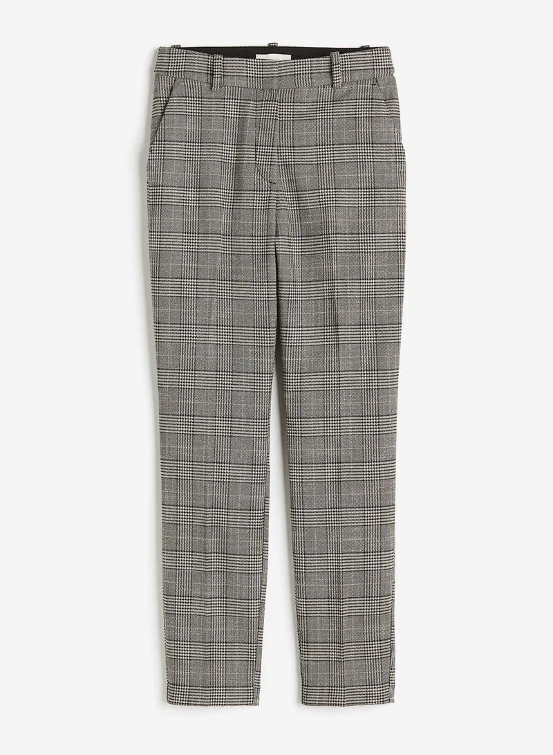 H&M Checked Cigarette trousers