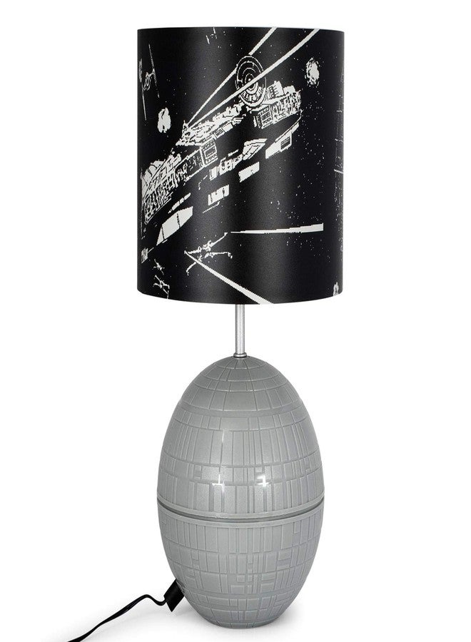 Robe Factory Star Wars Death Star 3D Touch Lamp | LED Desk Lamp with Printed Death Star Lamp Shade | USB Lamp | 14 Inches - Image 3