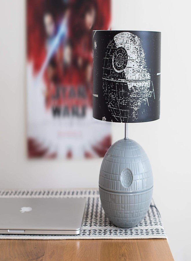 Robe Factory Star Wars Death Star 3D Touch Lamp | LED Desk Lamp with Printed Death Star Lamp Shade | USB Lamp | 14 Inches - Image 4