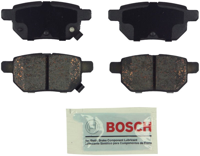 BOSCH BE1354 Blue Ceramic Disc Brake Pad Set - Compatible With Select Lexus CT200h; Pontiac Vibe; Scion iM, tC, xB; Toyota Corolla, Matrix, Prius, Prius Prime, Yaris; REAR - Image 1