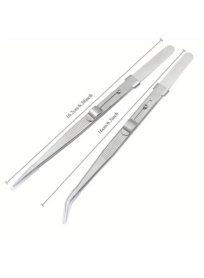 Variant1 Precision Soldering Tweezer Set 4pcs ESD Industrial Electronic Tools - Image 4