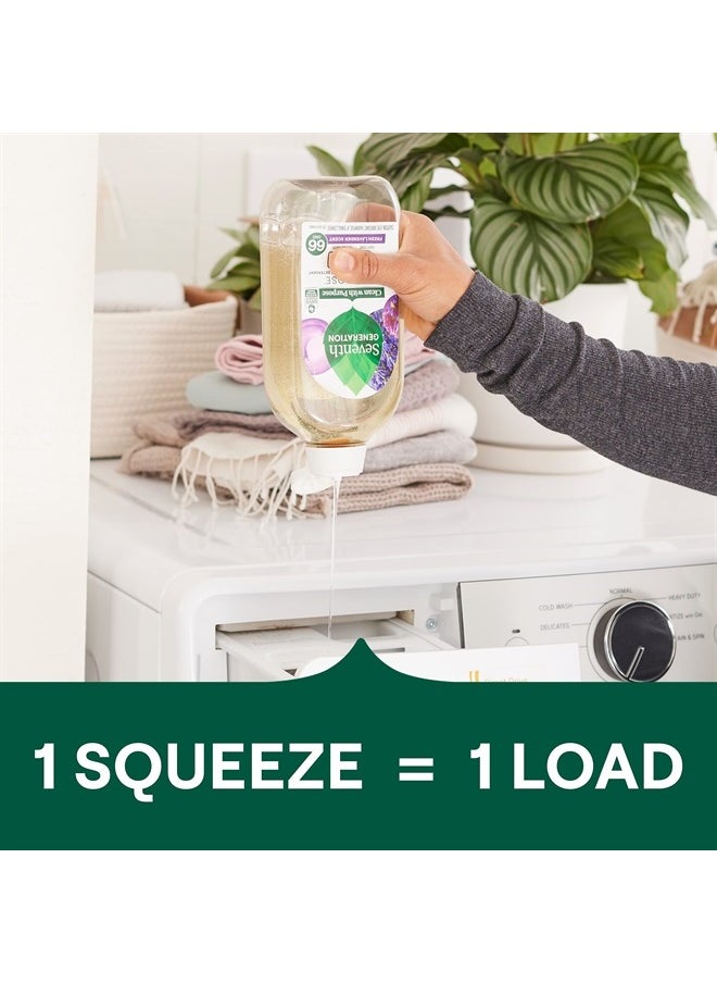 Seventh Generation EasyDose Laundry Detergent Fresh Lavender Ultra Concentrated Washing Detergent 23 oz  - Image 5