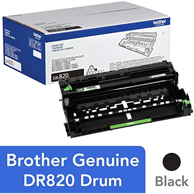 GENUINE DRUM UNIT, DR820, SEAMLESS INTEGRATION, YIELDS UP TO 30,000 PAGES, BLACK - Image 2