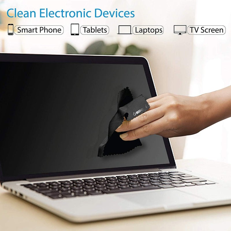 I Benzer Microfiber Cleaning Cloths for Electronics – Micro Fiber Camera Lens Cleaning Cloth, Glasses, Screens, Eyeglasses, iPad, iPhone, Cell Phone, LCD TV Screens and More, MF01S-3P-A - Image 3