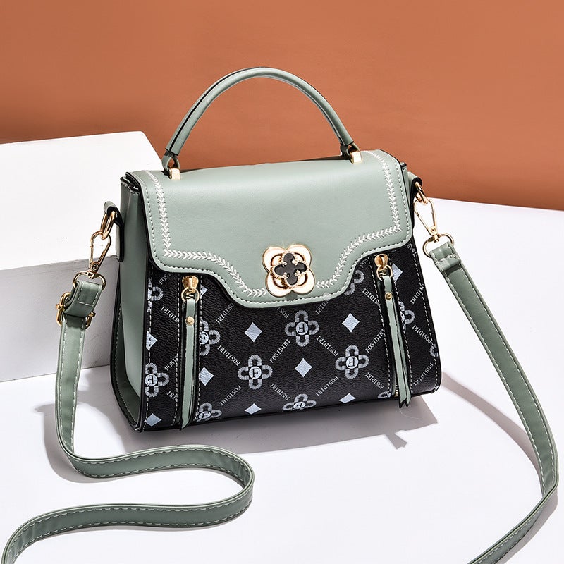 Women'S Bags Fashion Printed Small Square Bag Shoulder Crossbody Bag Korean Style Trendy Retro Style Handbag - Image 2