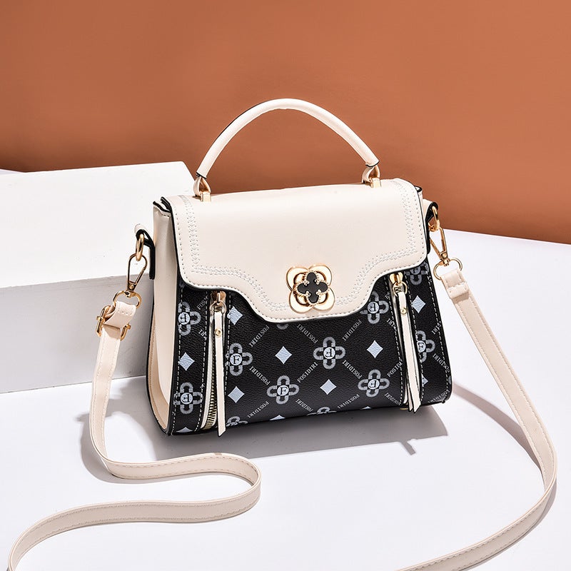 Women'S Bags Fashion Printed Small Square Bag Shoulder Crossbody Bag Korean Style Trendy Retro Style Handbag - Image 3