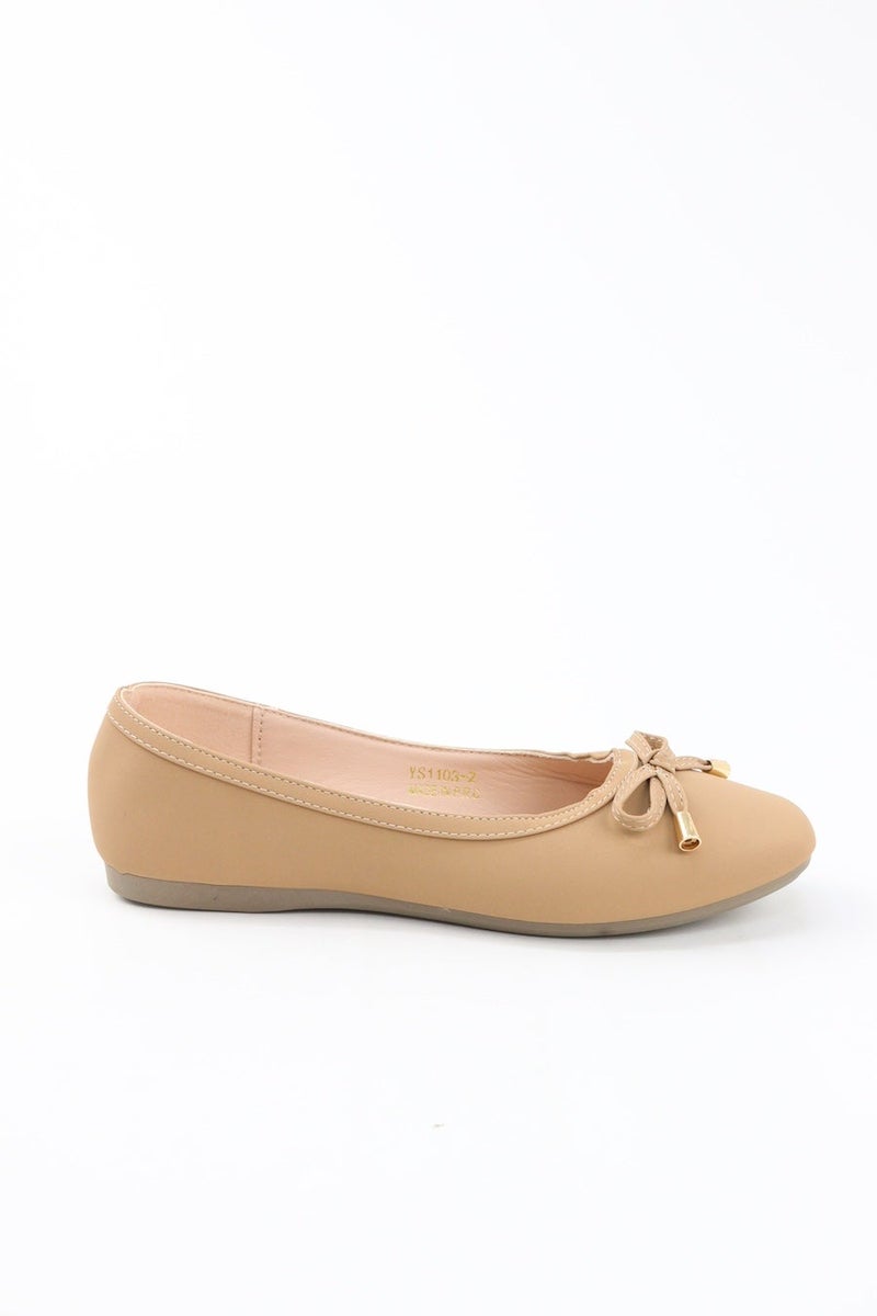 VINY Women's Cushioned Ballet Flats – Comfortable Slip-On Ballerina Shoes, Lightweight Casual Flat Shoes, Soft Walking & Office Footwear for Everyday Wear - Image 2