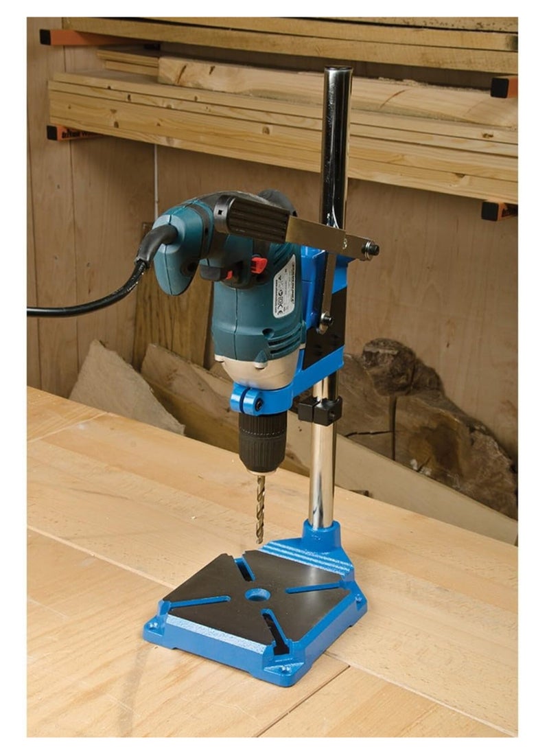 Rotary Tool Work Station Floor Drill Press Stand Table for Drill Workbench Repair Tool Clamp - Image 3