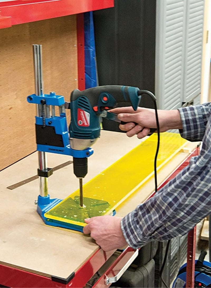 Rotary Tool Work Station Floor Drill Press Stand Table for Drill Workbench Repair Tool Clamp - Image 4