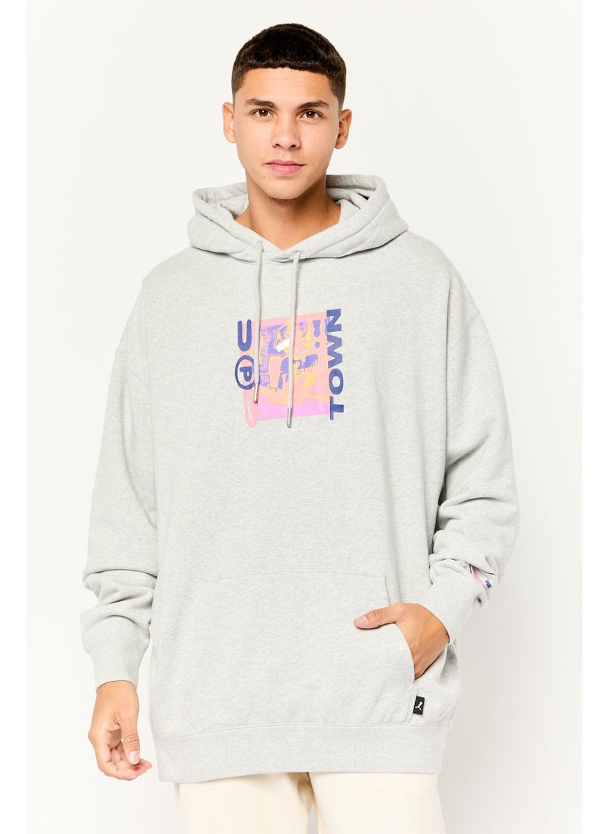 PUMA Puma x Select Men Sportswear Fit Long Sleeves Outdoor Sweatshirt, Grey  - Image 1