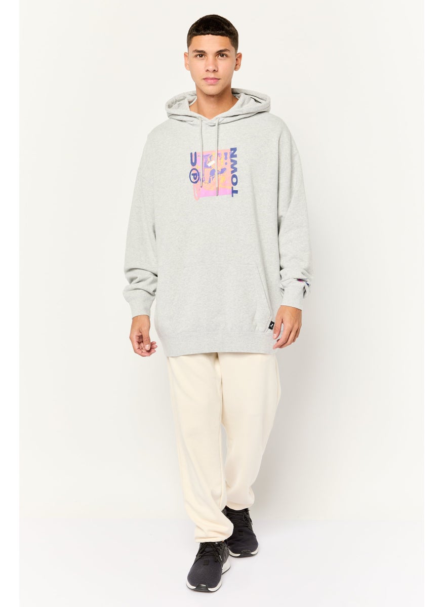 PUMA Puma x Select Men Sportswear Fit Long Sleeves Outdoor Sweatshirt, Grey  - Image 2