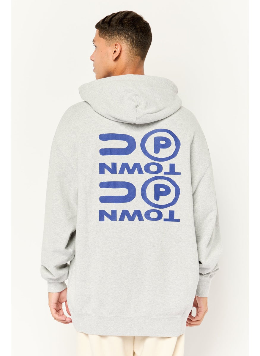 PUMA Puma x Select Men Sportswear Fit Long Sleeves Outdoor Sweatshirt, Grey  - Image 4