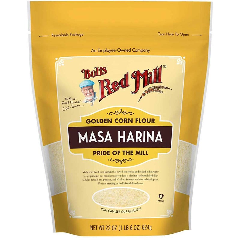 Bob's Red Mill Golden Masa Harina Corn Flour, 22oz (Pack of 4) - Vegan, Kosher - Image 1