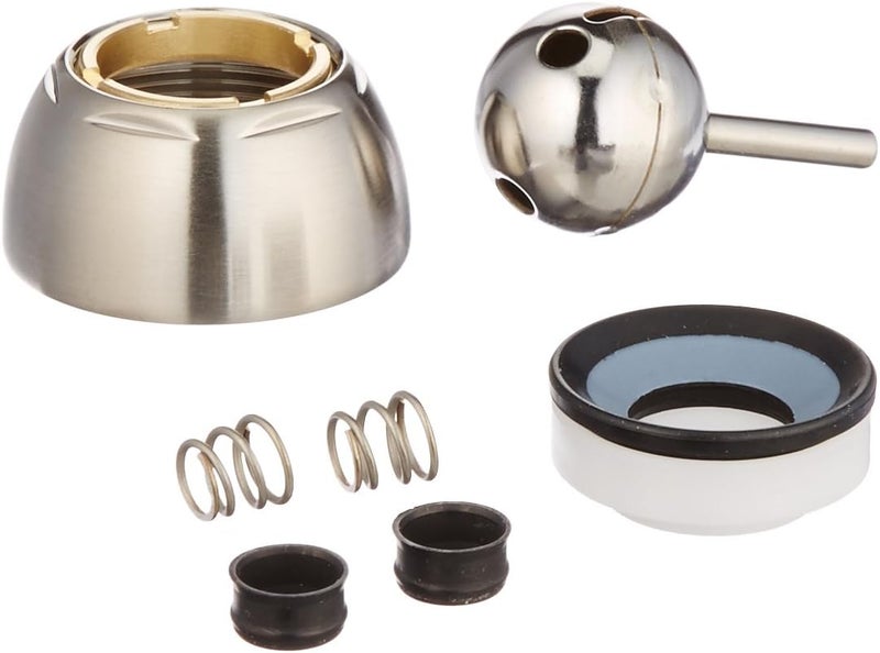 Peerless Delta Faucet Peerless RP44123SS Ball Seats Springs Cam Cap Adjusting Ring and Bonnet Repair Kit Stainless  - Image 1