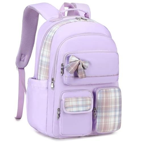 KIDNUO School Backpacks for Teen,Cute College Bags for Women Students Large Bookbag 15.6 Inch Laptop School Bag Kids Kindergarten Elementary Casual Travel Daypacks Backpack for Girls - Image 1