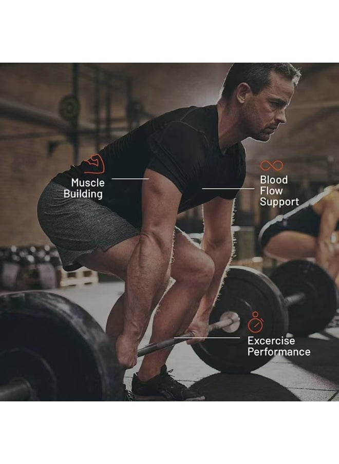 Super Nitric Oxide Booster, Support Quick recovery,Aids healthy circulation and support muscle growth - Dietary Supplements 60 Capsules  - Image 3