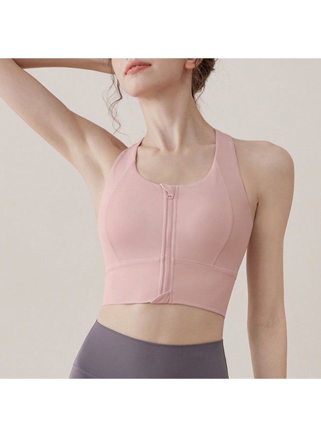 YouYou Sports Fitness Women's Fixed Cup Pilates Yoga Back Beautiful Yoga Vest High-end Sense Long And Short Styles Bra Optional - Image 5