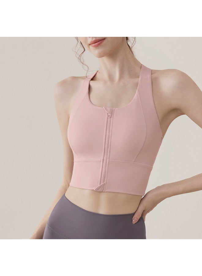 YouYou Sports Fitness Women's Fixed Cup Pilates Yoga Back Beautiful Yoga Vest High-end Sense Long And Short Styles Bra Optional - Image 4