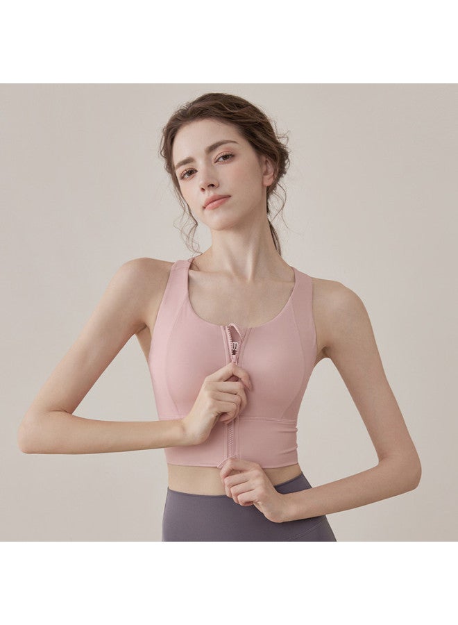 YouYou Sports Fitness Women's Fixed Cup Pilates Yoga Back Beautiful Yoga Vest High-end Sense Long And Short Styles Bra Optional - Image 2