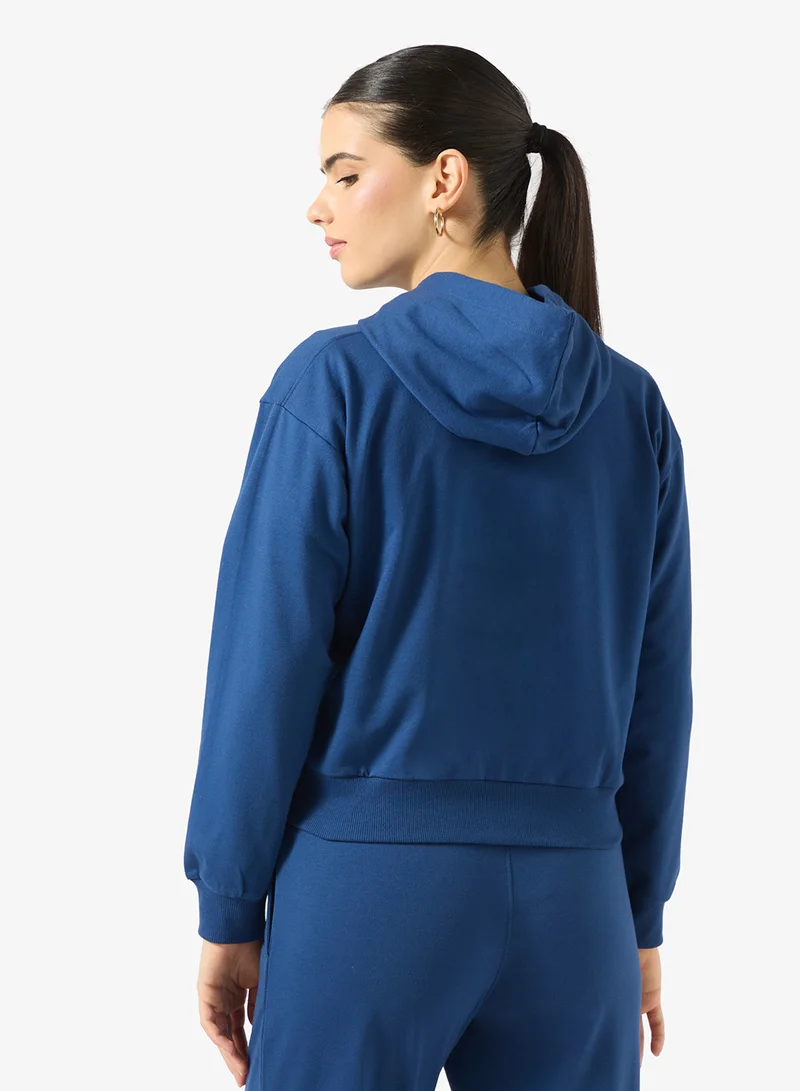جينجر بيسيكس Cotton Essential Zip Thru Hoodie