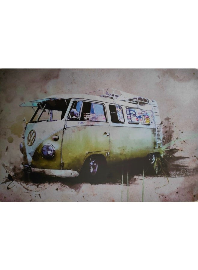 ALCOACH Metal Truck Wall Art Decorative Sign – Industrial Vintage Style - Image 1