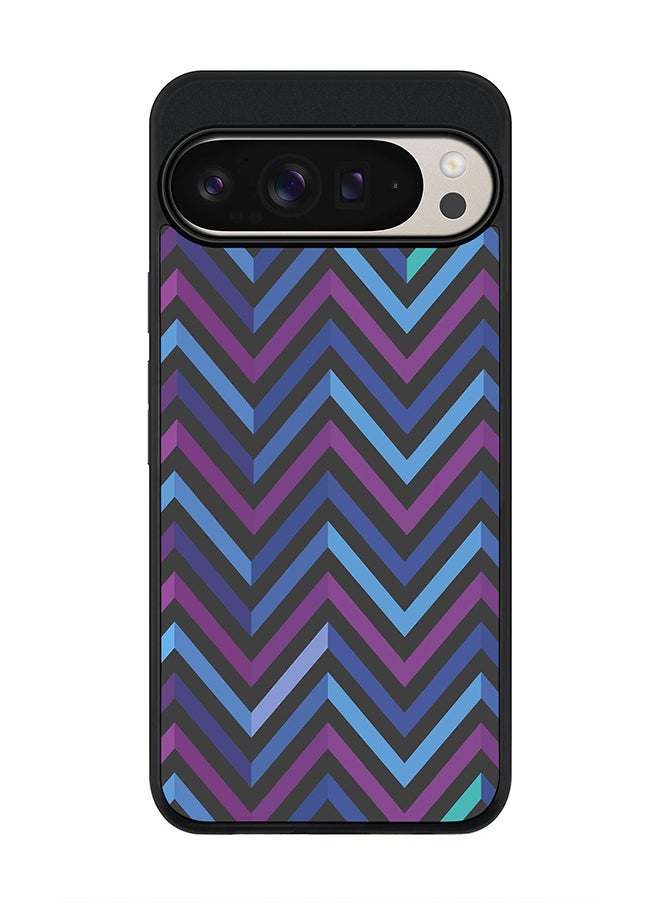 Stylizedd For Google Pixel 9 Pro XL Case,Slim fit Camera Protection, Shockproof Thin Phone cover - Deep Chevron  - Image 1