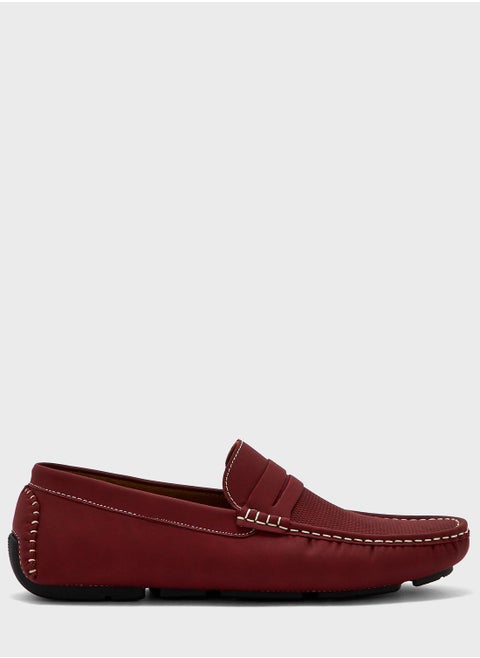Saddle Detail Loafers
