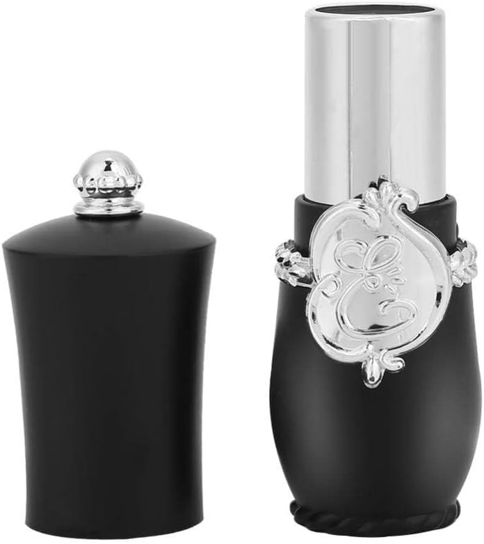 Luckam Empty Lipstick Tube, 10 Pcs Royal Style DIY Lipstick Empty Container Self-made Lipstick Mold Lip Balm Tubes (Black) - Image 4