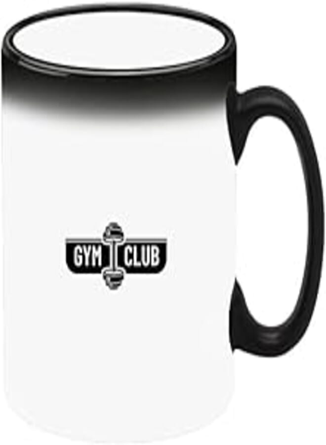 FORZA RAGAZZI Colour Changing Heat Sensitive Magic Mug - Add Hot Tea or Coffee Gym Club For Home Office Gift Kids Men Women