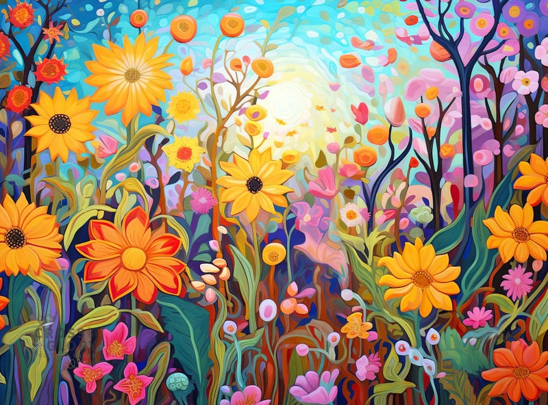 Cross & Glory Cross Glory 1000 Piece Jigsaw Puzzle for Adults Sarahs Secret Garden Adventure Flower Garden Theme Artistic Challenge 20x27 Inches Flower Puzzle - Image 3