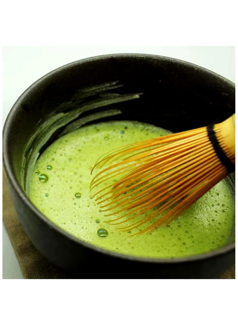 مضرب شاي الماتشا الياباني التقليدي، مضرب ماتشا ياباني من الخيزران لتحضير شاي الماتشا الاحتفالي، أداة مثالية لخفق الماتشا والقهوة - Image 3