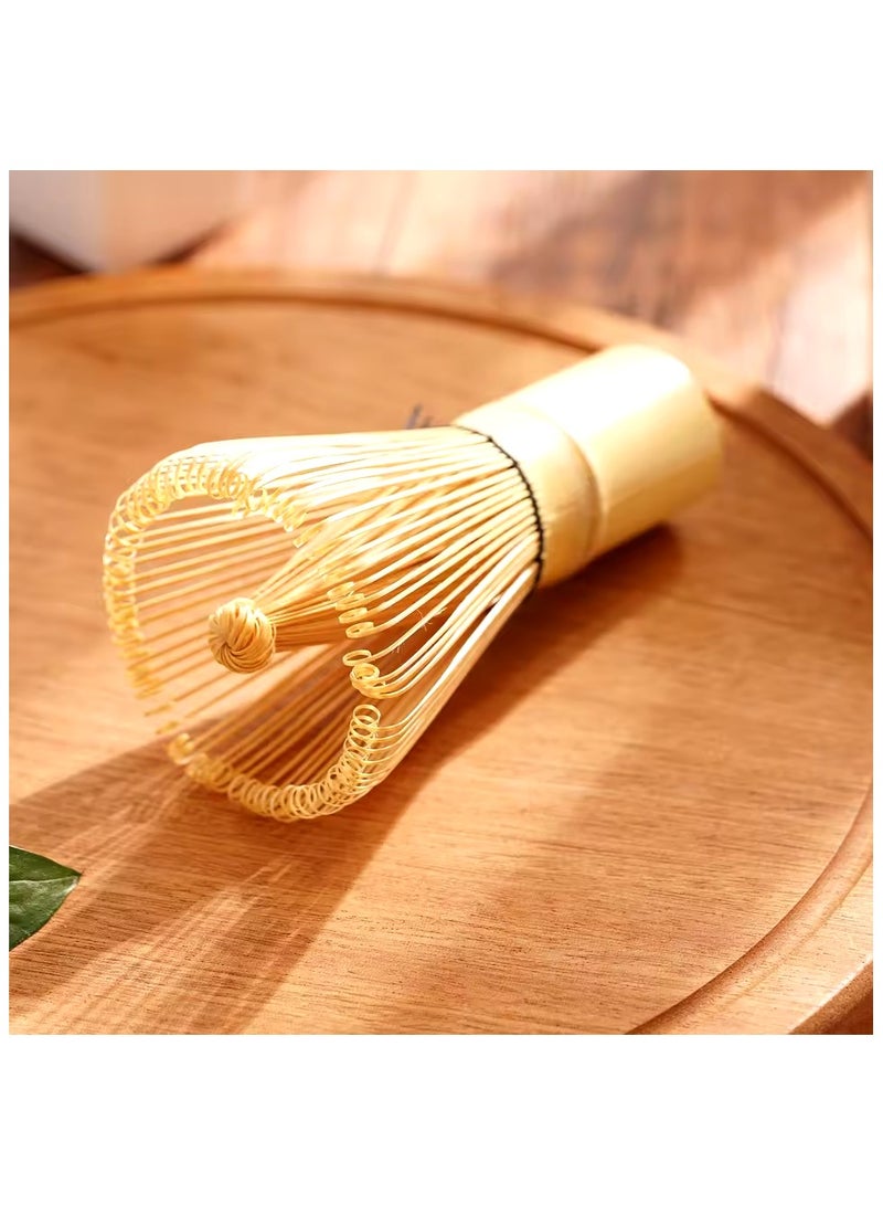 مضرب شاي الماتشا الياباني التقليدي، مضرب ماتشا ياباني من الخيزران لتحضير شاي الماتشا الاحتفالي، أداة مثالية لخفق الماتشا والقهوة - Image 4