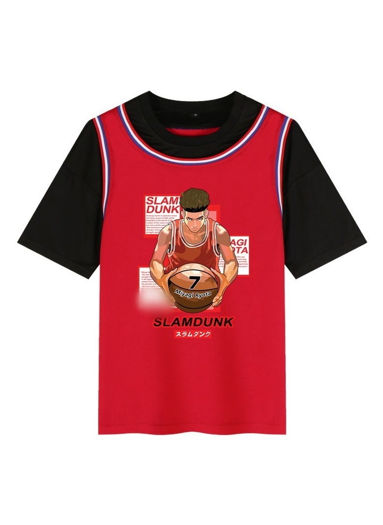 KUYING New Slam Dunk Casual Loose Short Sleeve  - Image 1