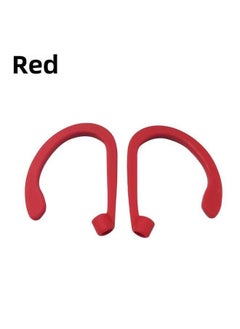 Suitable For Air Pods Anti-lost Ear Hanging Apple Bluetooth Headset Sports Wireless Silicone Hanging-Color:Big Red Left And Right Pair (Naked)-Model:General