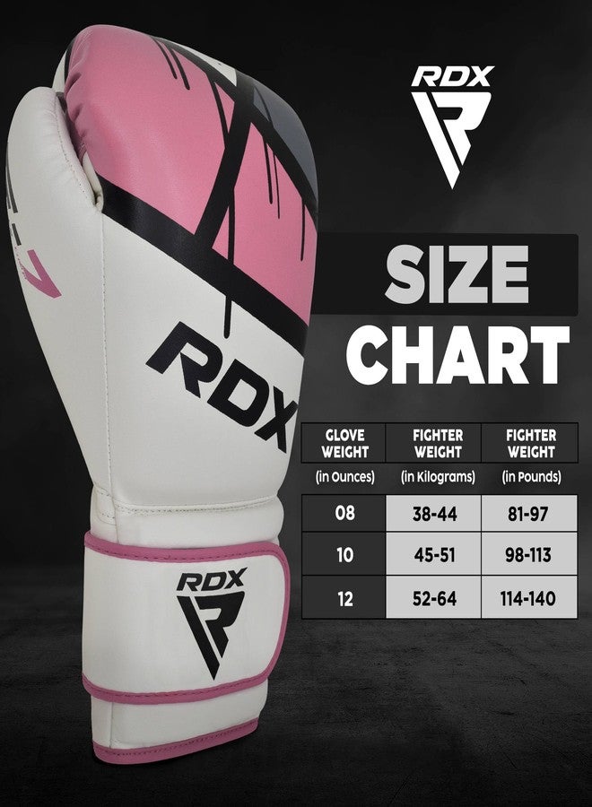 RDX Women Boxing Gloves for Training Muay Thai Maya Hide Leather Ladies Mitts for Fighting, Kickboxing, Sparring EGO Glove for Punch Bag, Focus Pads and Double End Ball Punching - Image 2