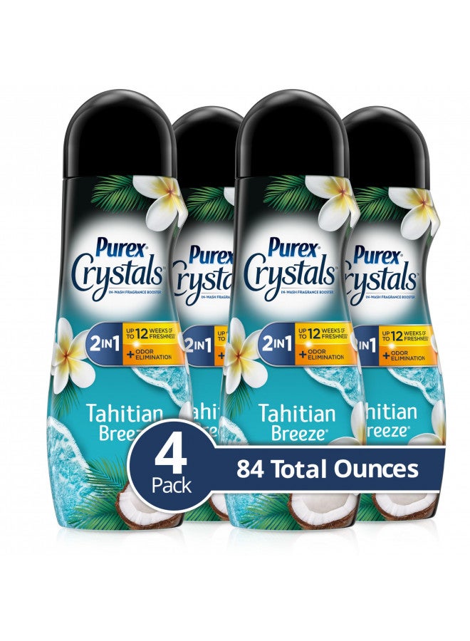 Purex Crystals in-wash Fragrance and Scent Booster, Tahitian Breeze, 21 Ounce (Pack of 4) - Image 2