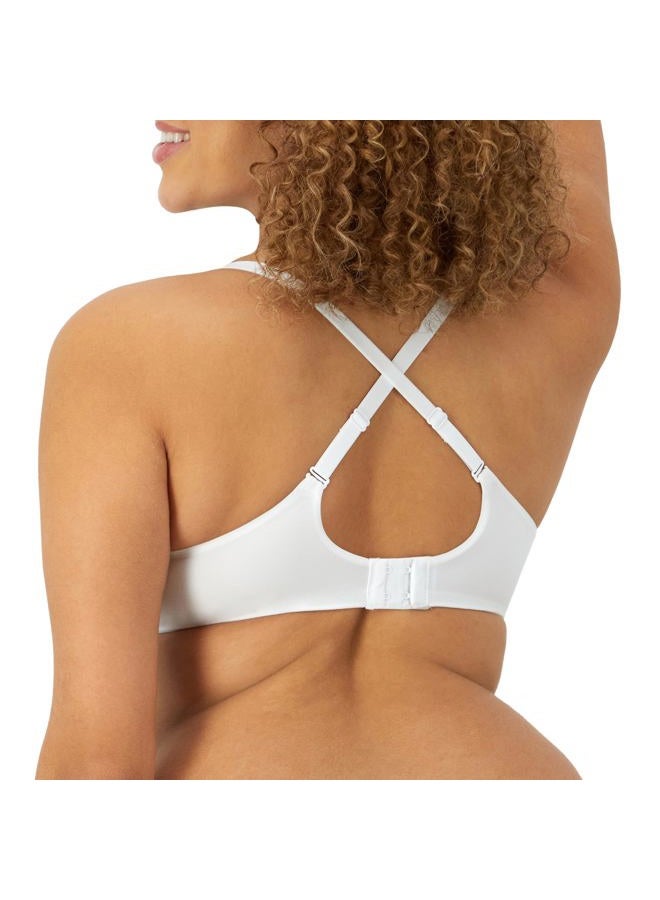 Maidenform Women's Comfort Devotion-Extra Coverage Bra Everyday, White, 100B - Image 4