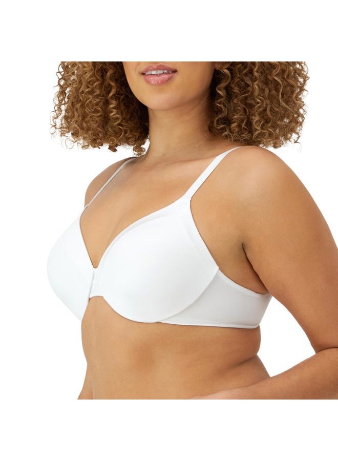 Maidenform Women's Comfort Devotion-Extra Coverage Bra Everyday, White, 100B - Image 2