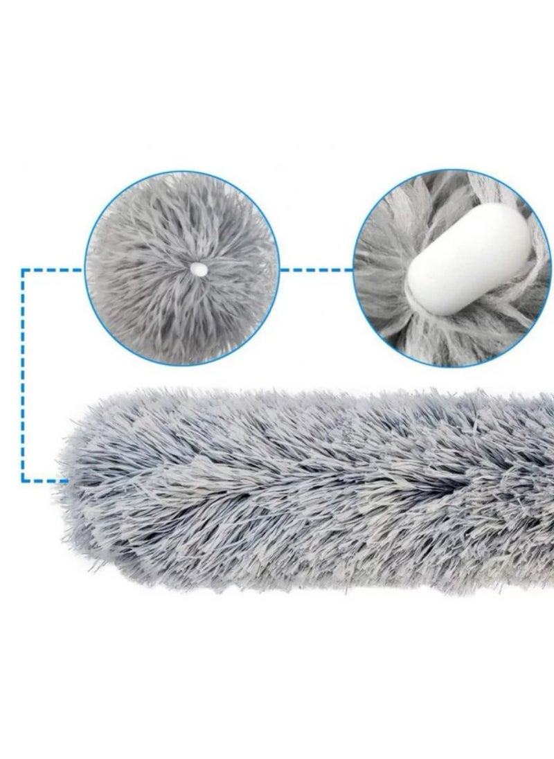 Microfiber Feather Duster with Bendable & Extendable Telescopic Stick 2.8m SM-36044
