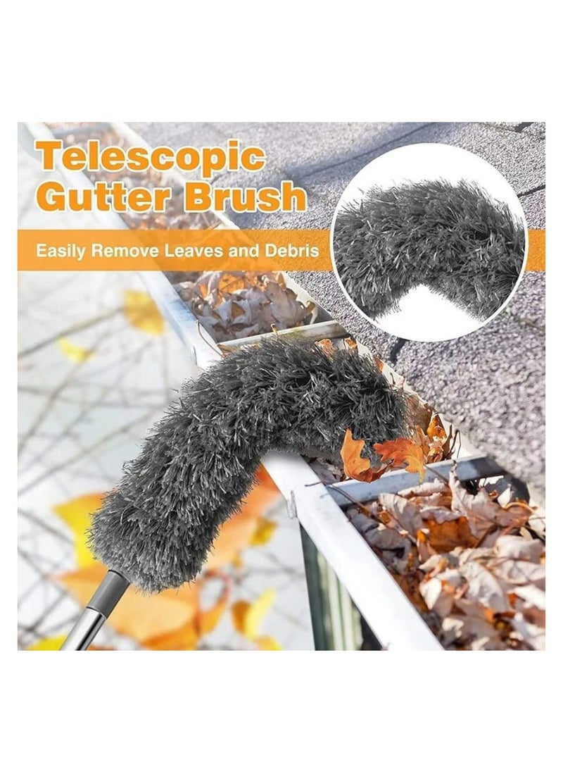 Microfiber Feather Duster with Bendable & Extendable Telescopic Stick 2.8m SM-36044