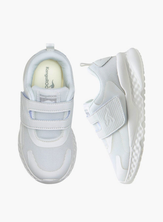 kangaROOS Boys Kids' Panelled School Shoes with Hook and Loop Closure  - Image 1