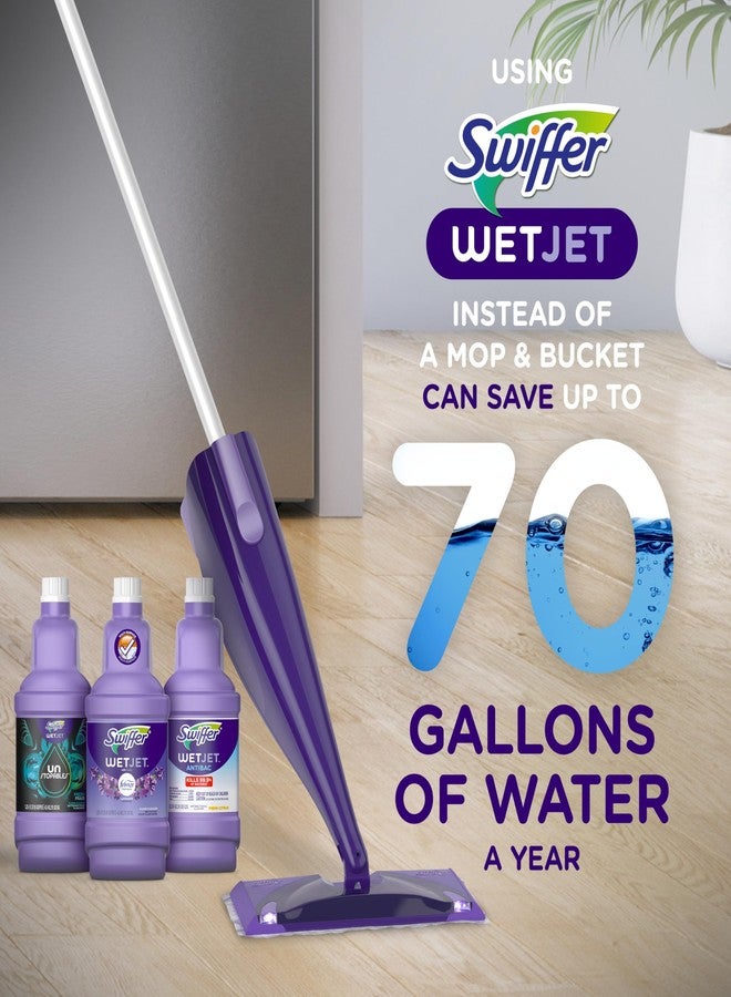 Swiffer WetJet Multi-Purpose Floor Cleaner Solution with Febreze Refill, Hardwood Floor Cleaner, Lavender Scent, 1.25 Liter -42.2 Fl Oz (Pack of 2) - Image 4