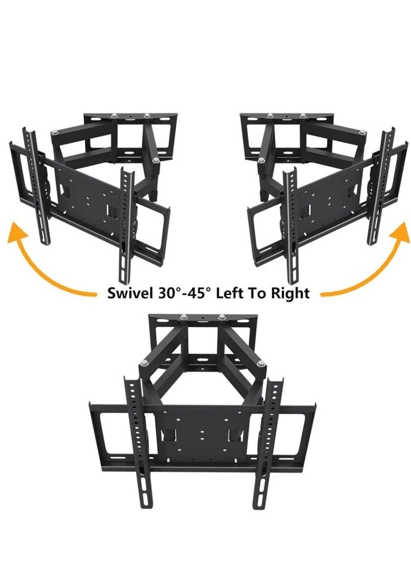 TIGER Universal TV Stand – Wall Mount with Rugged Double Arm Bracket, Fits 26-75 Inch TVs, Supports up to 40kg - Image 5