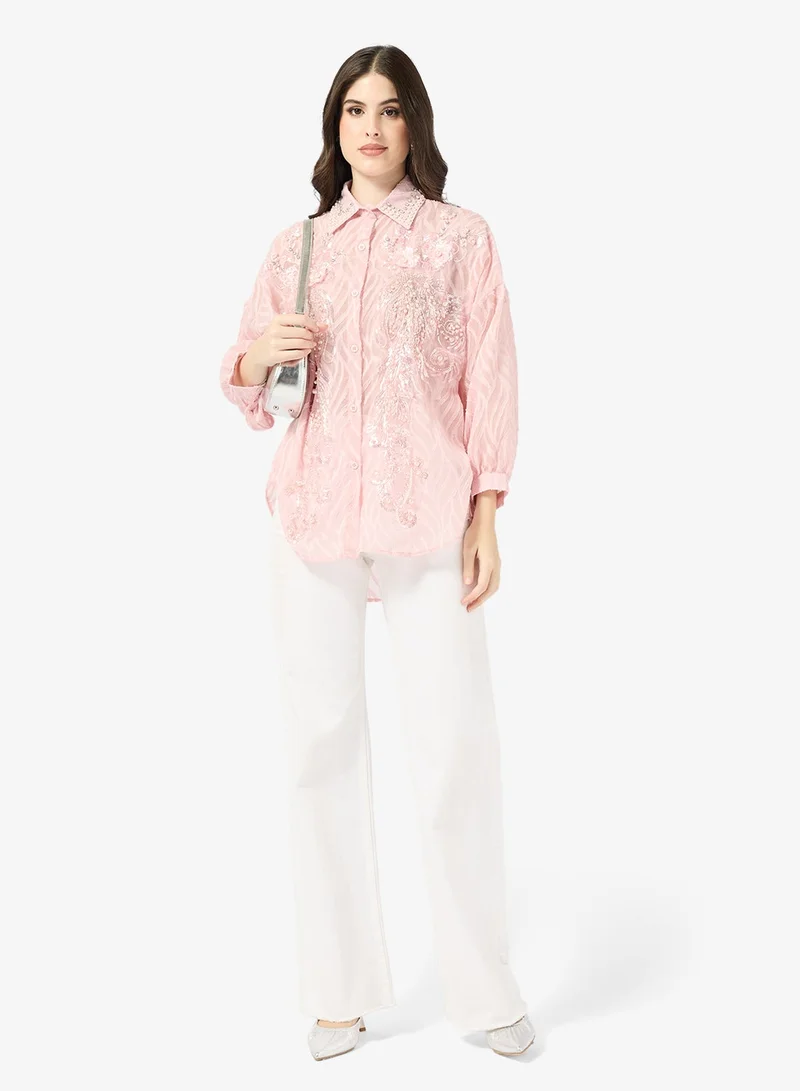 ELLA  Embelllished Shirt for Women | Best Price UAE