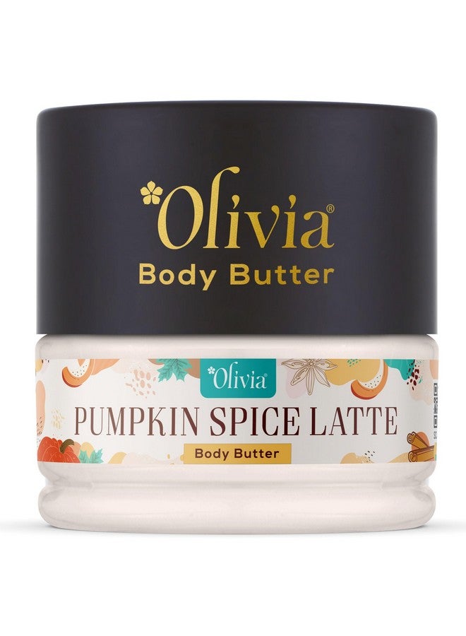 Olivia Coconut Pumpkin Spice Latte Body Butter, 200g | Intense Moisture with Pumpkin, Cinnamon & Vanilla | Restores Glow, Improves Elasticity, Softens Skin | Fast-Absorbing Formula for All Skin Types - Image 1
